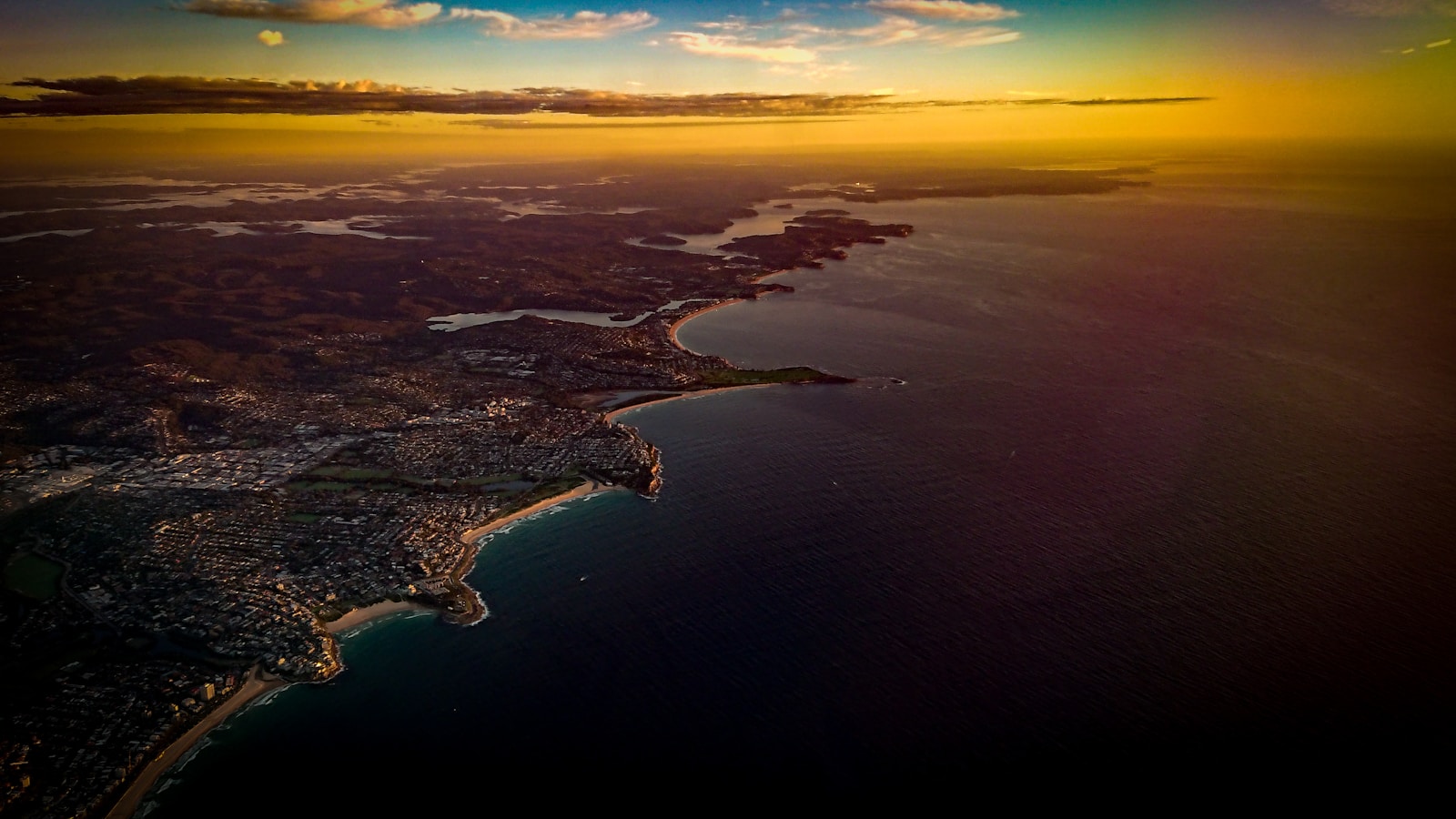 Sydney Harbour aerial view
