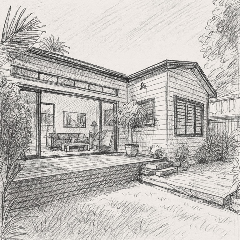 Granny flat and secondary dwelling design