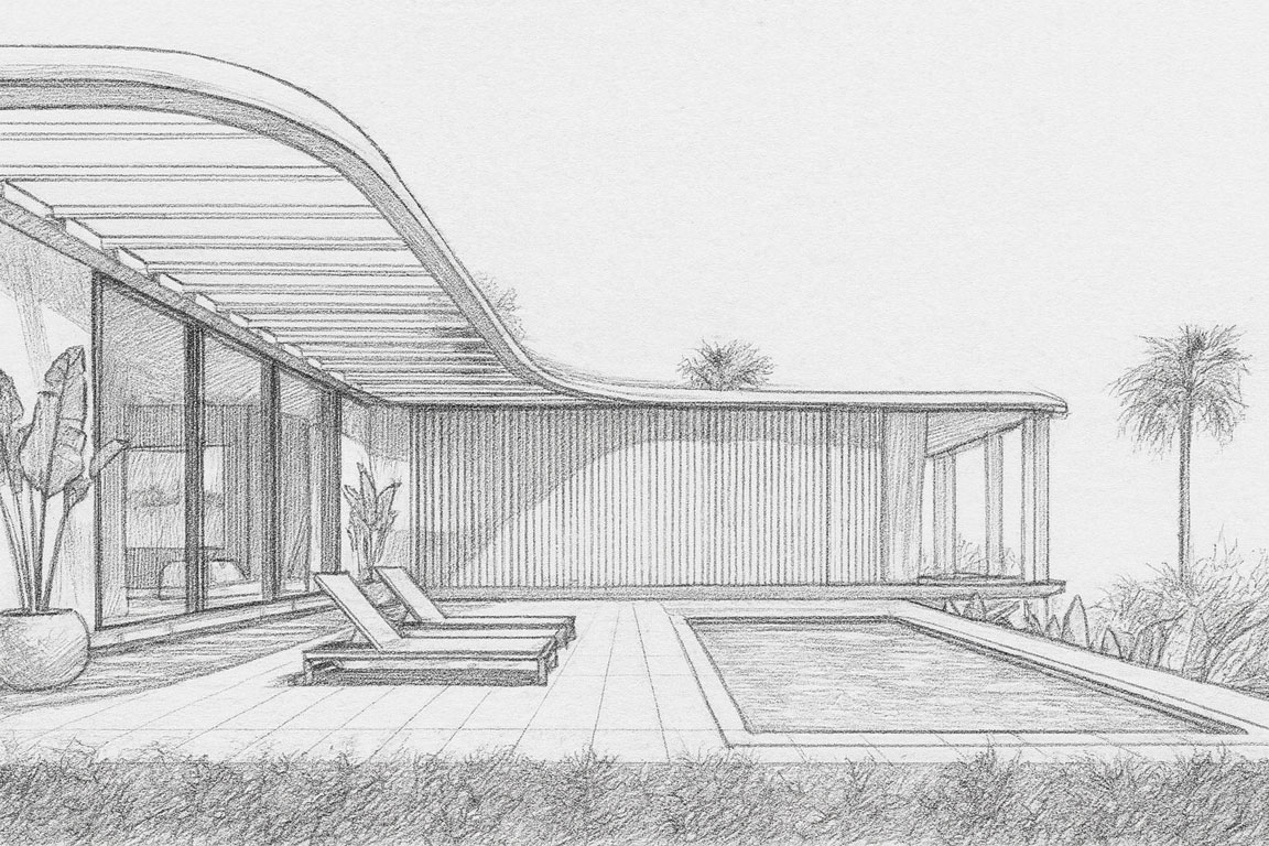 Pool and landscape design plans